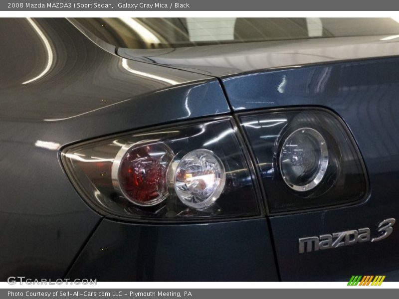Galaxy Gray Mica / Black 2008 Mazda MAZDA3 i Sport Sedan