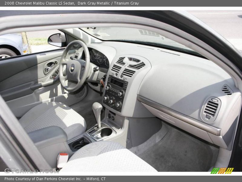 Dark Gray Metallic / Titanium Gray 2008 Chevrolet Malibu Classic LS Sedan