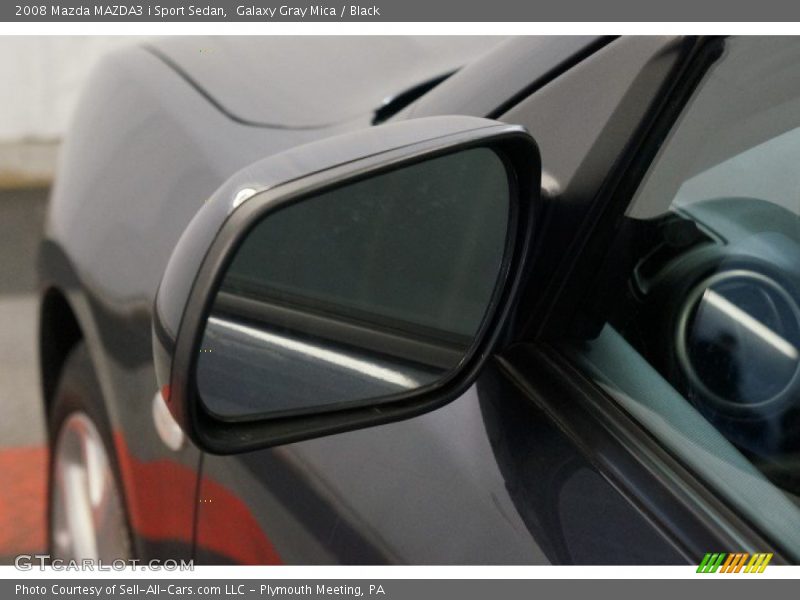Galaxy Gray Mica / Black 2008 Mazda MAZDA3 i Sport Sedan
