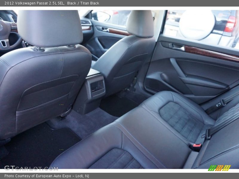 Rear Seat of 2012 Passat 2.5L SEL