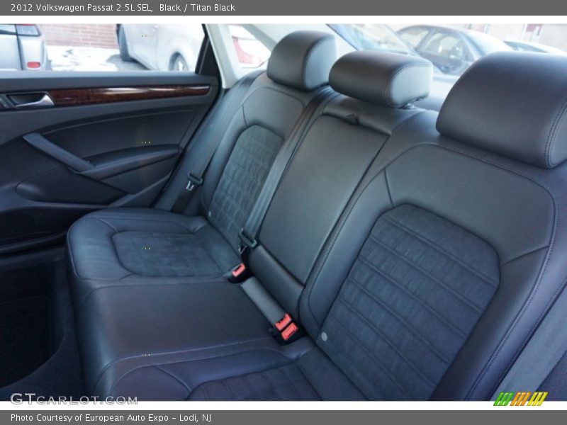 Rear Seat of 2012 Passat 2.5L SEL