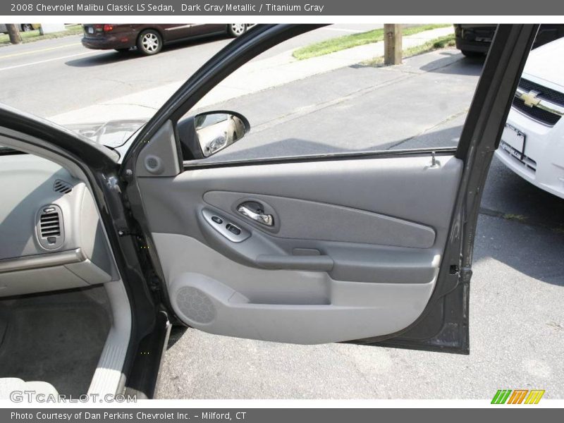 Dark Gray Metallic / Titanium Gray 2008 Chevrolet Malibu Classic LS Sedan