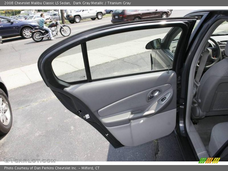 Dark Gray Metallic / Titanium Gray 2008 Chevrolet Malibu Classic LS Sedan