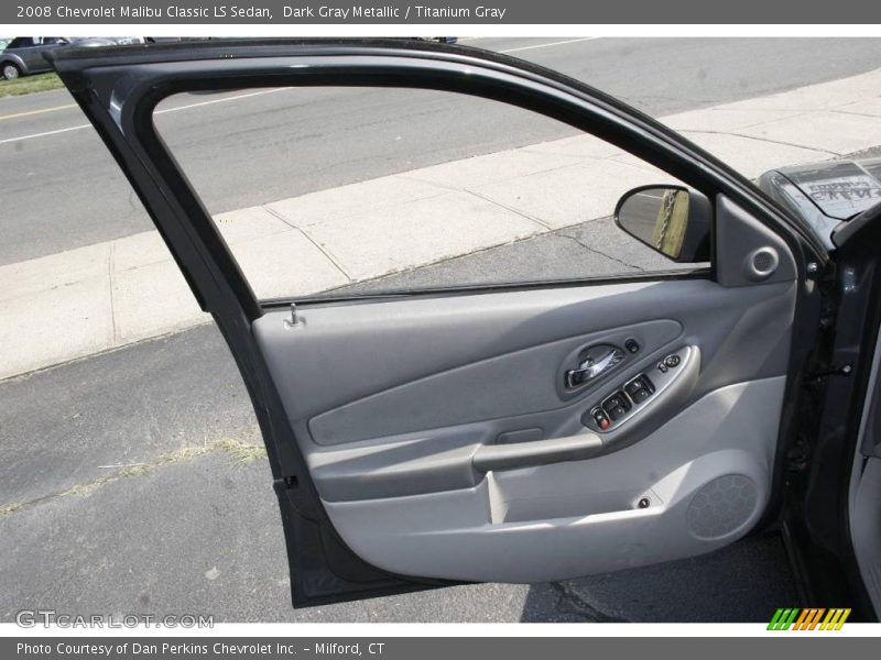 Dark Gray Metallic / Titanium Gray 2008 Chevrolet Malibu Classic LS Sedan