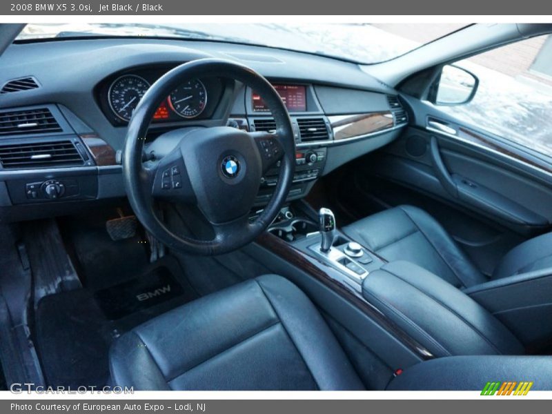 Jet Black / Black 2008 BMW X5 3.0si