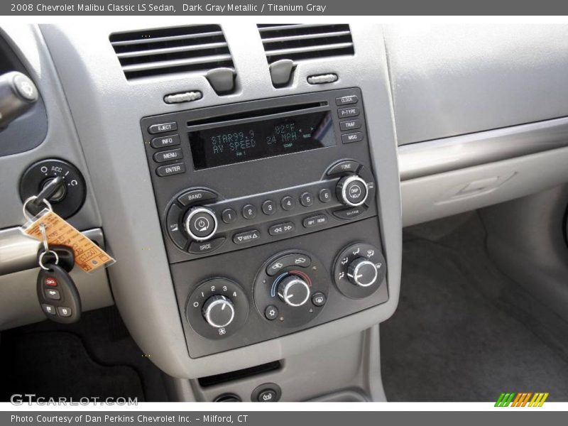 Dark Gray Metallic / Titanium Gray 2008 Chevrolet Malibu Classic LS Sedan