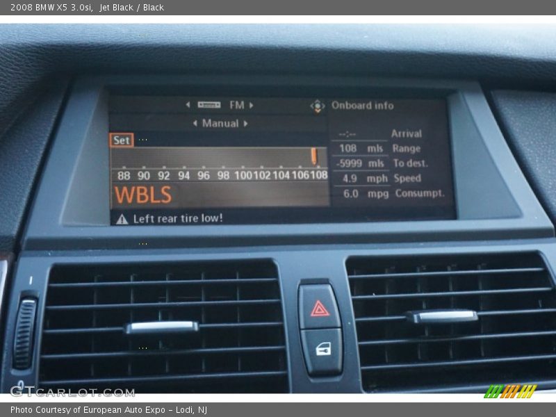 Jet Black / Black 2008 BMW X5 3.0si