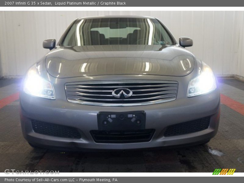 Liquid Platinum Metallic / Graphite Black 2007 Infiniti G 35 x Sedan
