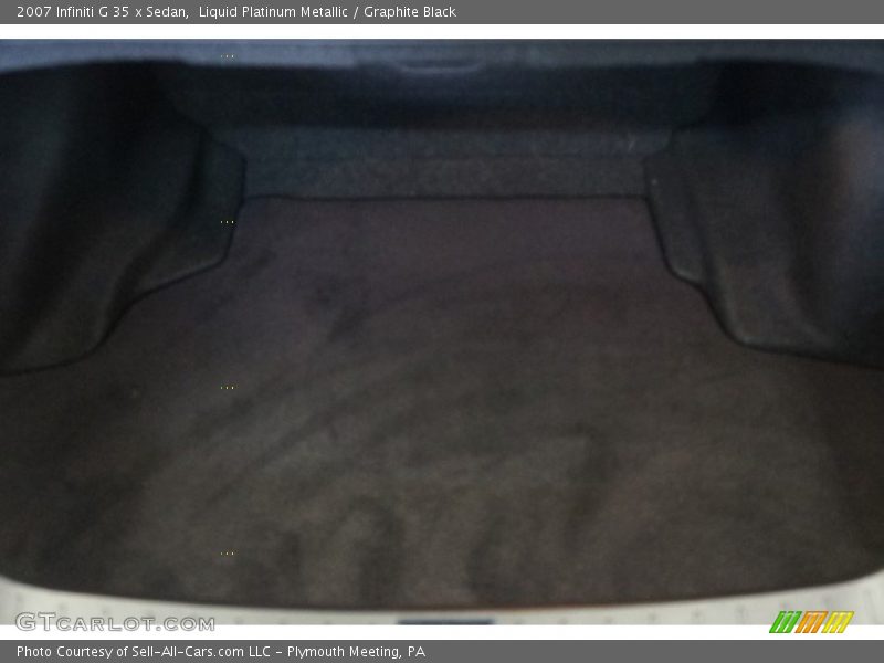 Liquid Platinum Metallic / Graphite Black 2007 Infiniti G 35 x Sedan