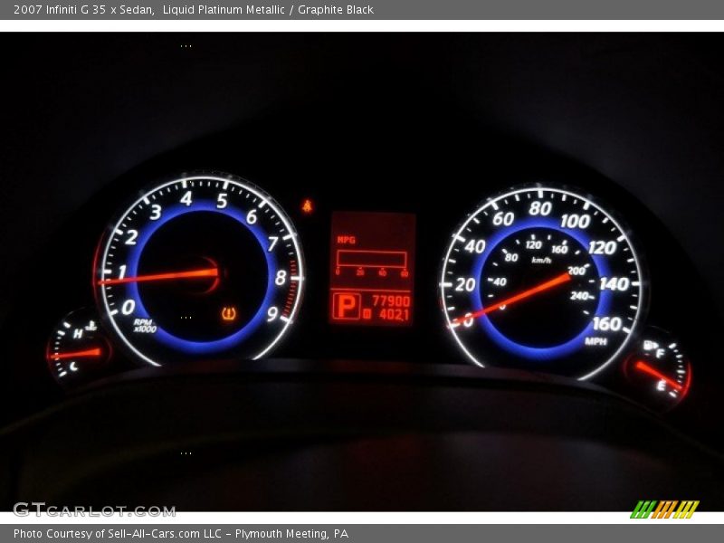 Liquid Platinum Metallic / Graphite Black 2007 Infiniti G 35 x Sedan