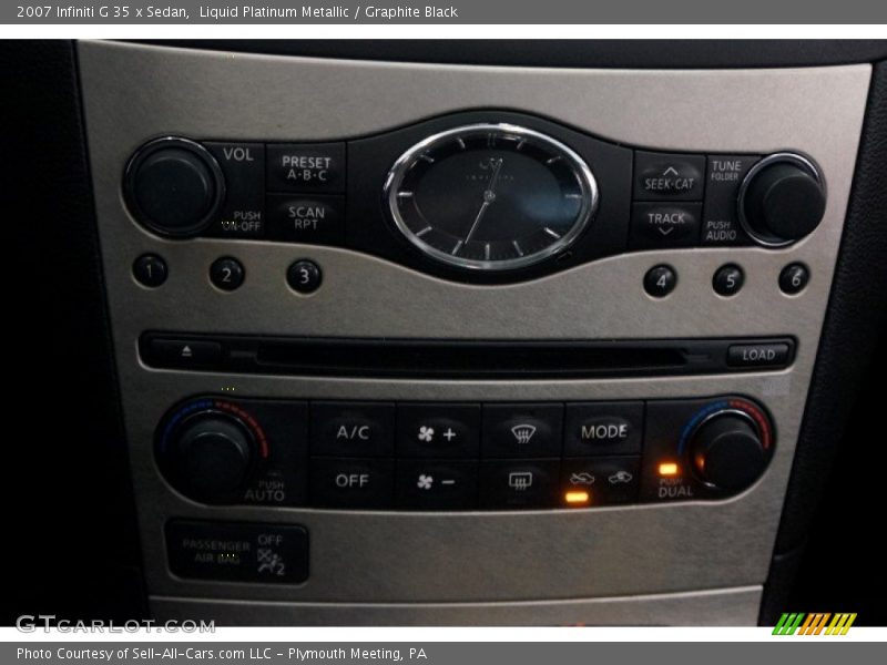 Liquid Platinum Metallic / Graphite Black 2007 Infiniti G 35 x Sedan