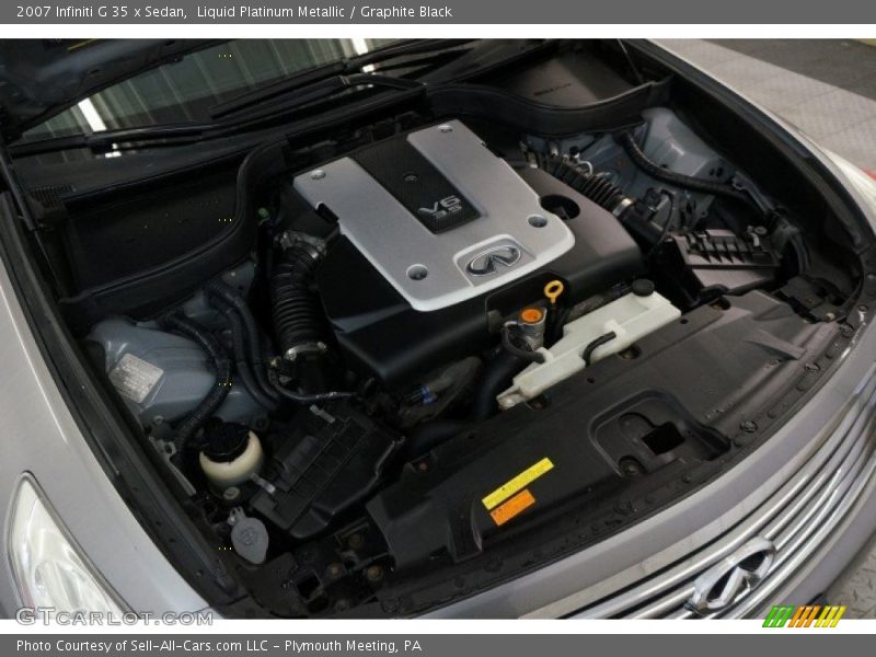 Liquid Platinum Metallic / Graphite Black 2007 Infiniti G 35 x Sedan