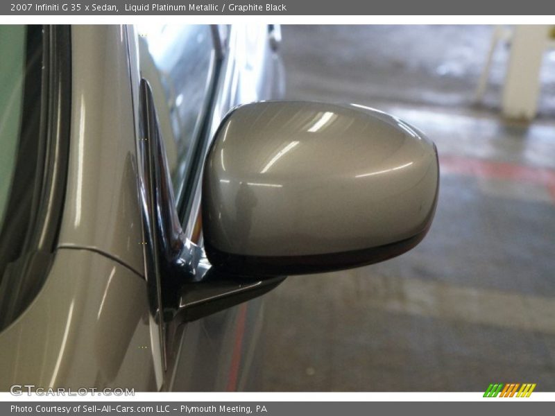 Liquid Platinum Metallic / Graphite Black 2007 Infiniti G 35 x Sedan
