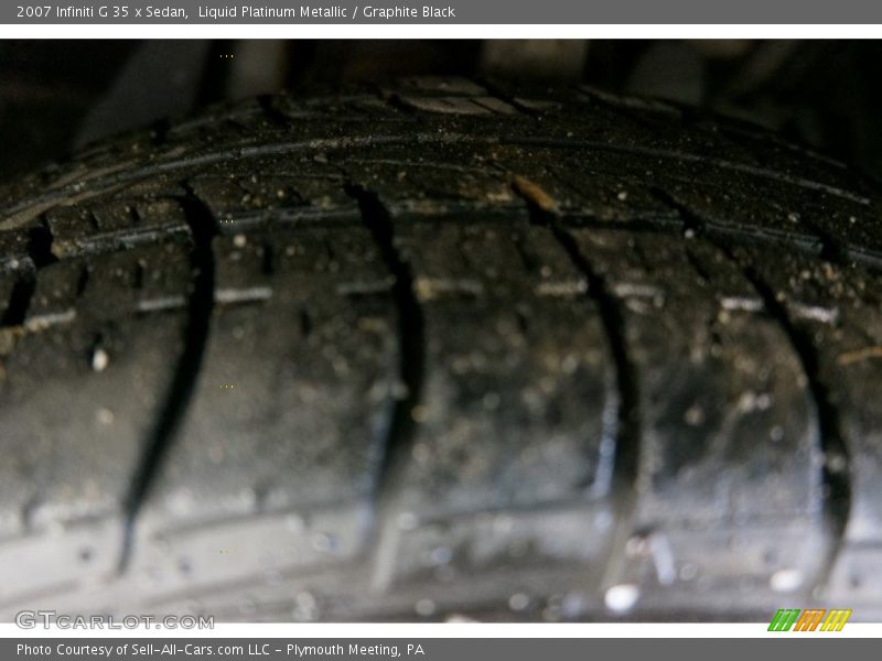 Liquid Platinum Metallic / Graphite Black 2007 Infiniti G 35 x Sedan