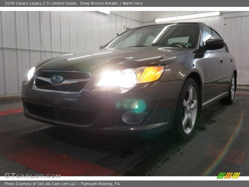 Deep Bronze Metallic / Warm Ivory 2008 Subaru Legacy 2.5i Limited Sedan