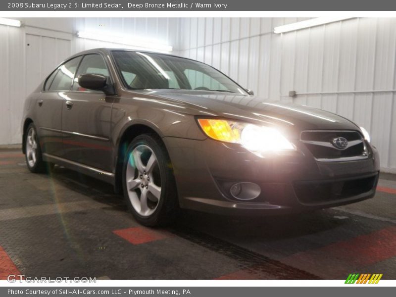 Deep Bronze Metallic / Warm Ivory 2008 Subaru Legacy 2.5i Limited Sedan