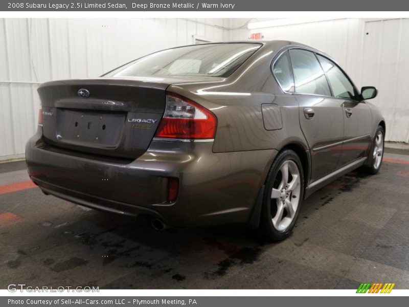 Deep Bronze Metallic / Warm Ivory 2008 Subaru Legacy 2.5i Limited Sedan