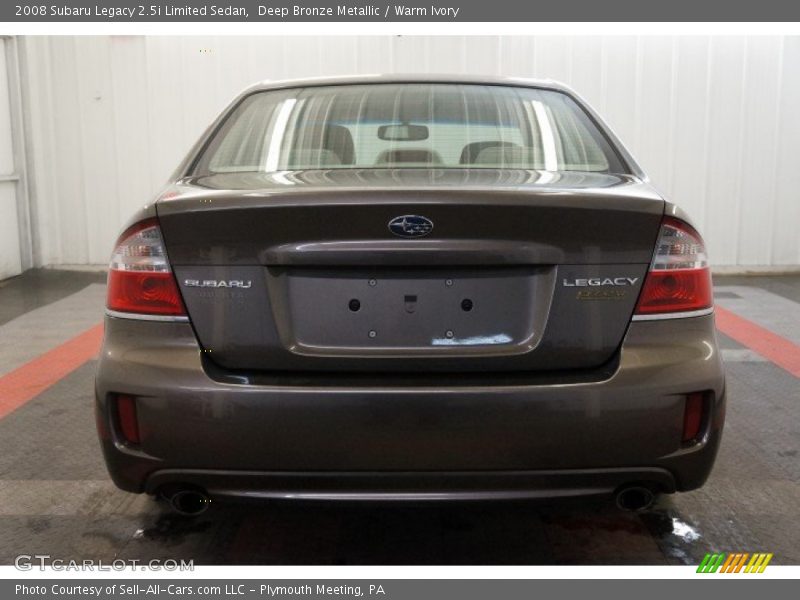 Deep Bronze Metallic / Warm Ivory 2008 Subaru Legacy 2.5i Limited Sedan