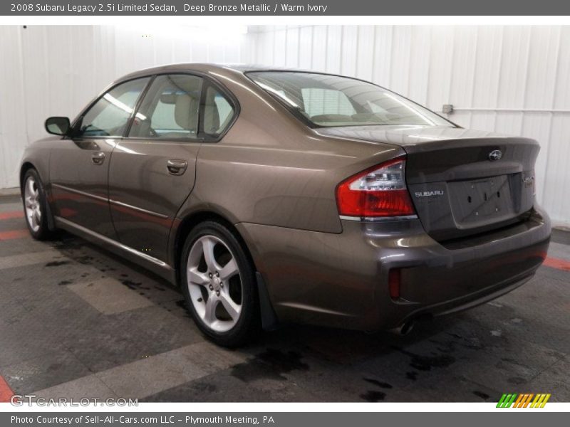 Deep Bronze Metallic / Warm Ivory 2008 Subaru Legacy 2.5i Limited Sedan