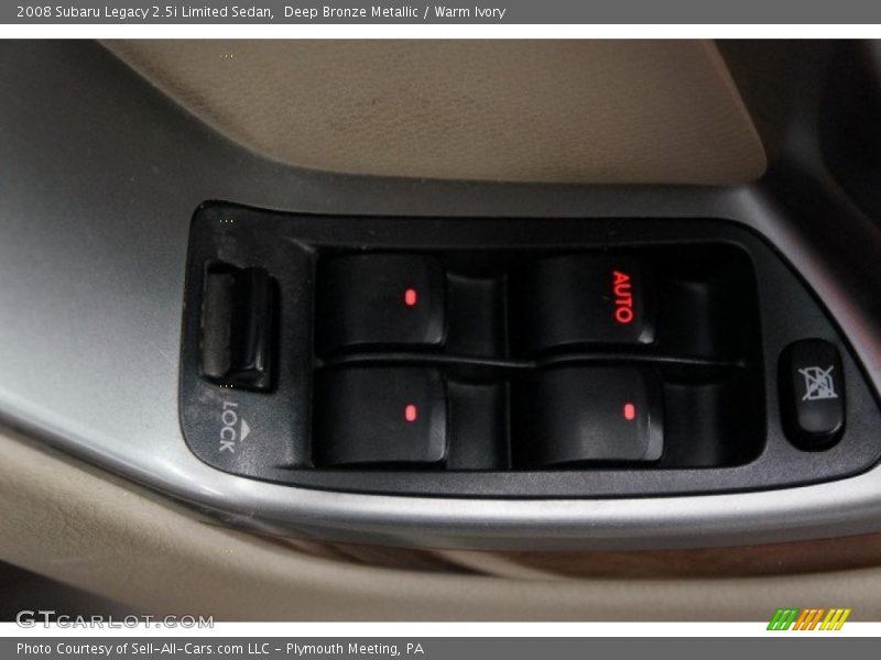 Deep Bronze Metallic / Warm Ivory 2008 Subaru Legacy 2.5i Limited Sedan