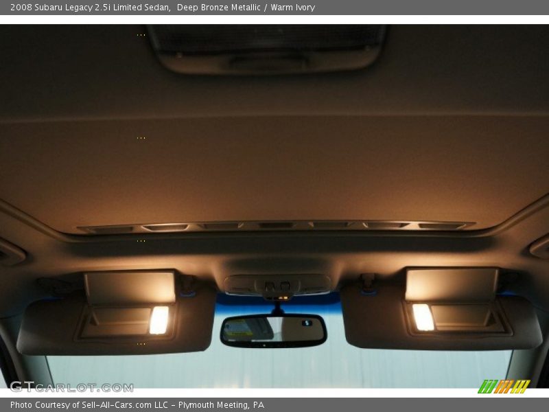 Deep Bronze Metallic / Warm Ivory 2008 Subaru Legacy 2.5i Limited Sedan