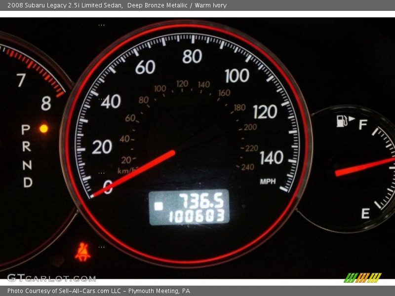 Deep Bronze Metallic / Warm Ivory 2008 Subaru Legacy 2.5i Limited Sedan