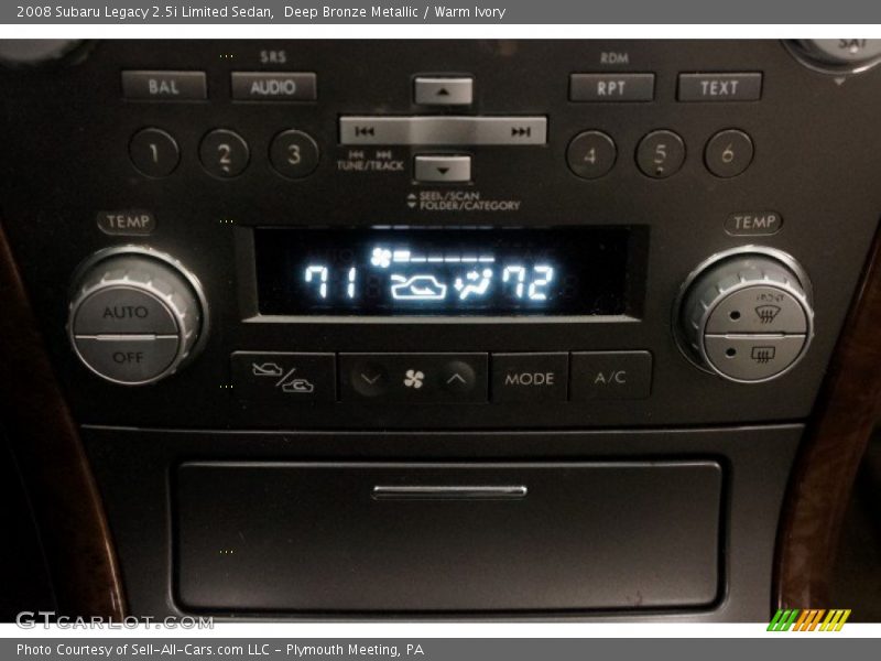 Deep Bronze Metallic / Warm Ivory 2008 Subaru Legacy 2.5i Limited Sedan