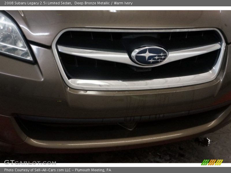 Deep Bronze Metallic / Warm Ivory 2008 Subaru Legacy 2.5i Limited Sedan