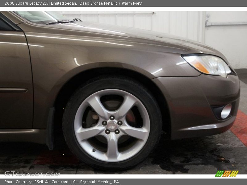 Deep Bronze Metallic / Warm Ivory 2008 Subaru Legacy 2.5i Limited Sedan