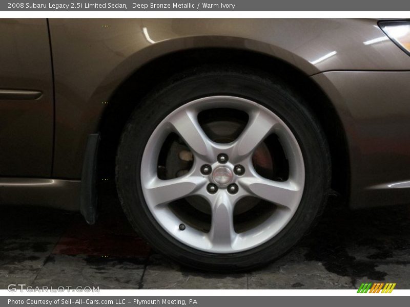 Deep Bronze Metallic / Warm Ivory 2008 Subaru Legacy 2.5i Limited Sedan