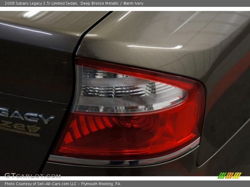 Deep Bronze Metallic / Warm Ivory 2008 Subaru Legacy 2.5i Limited Sedan