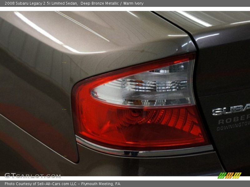 Deep Bronze Metallic / Warm Ivory 2008 Subaru Legacy 2.5i Limited Sedan