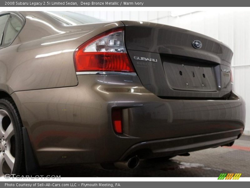 Deep Bronze Metallic / Warm Ivory 2008 Subaru Legacy 2.5i Limited Sedan