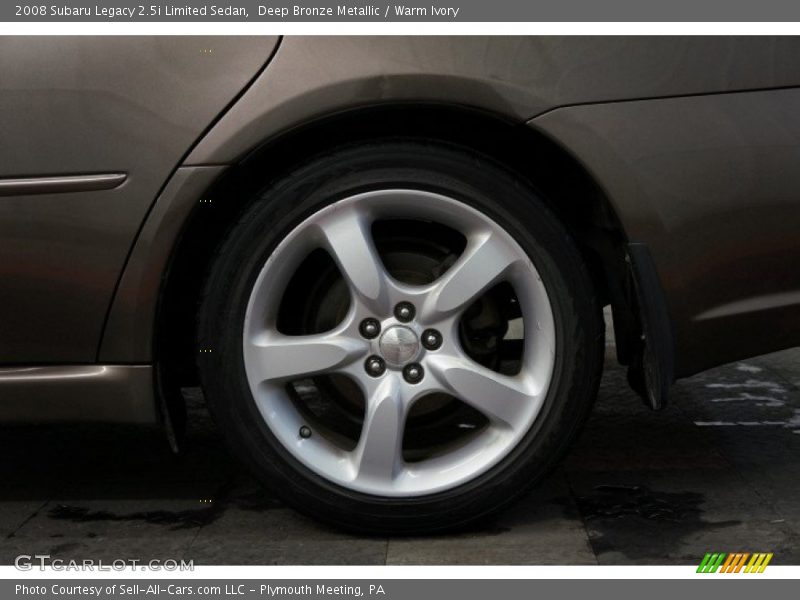 Deep Bronze Metallic / Warm Ivory 2008 Subaru Legacy 2.5i Limited Sedan