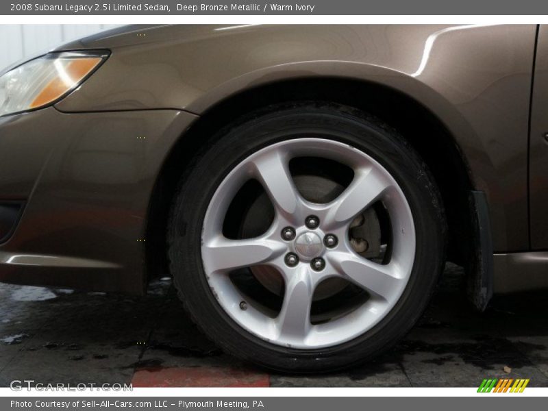 Deep Bronze Metallic / Warm Ivory 2008 Subaru Legacy 2.5i Limited Sedan