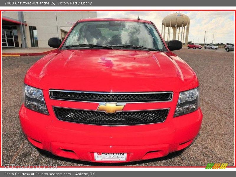 Victory Red / Ebony 2008 Chevrolet Avalanche LS