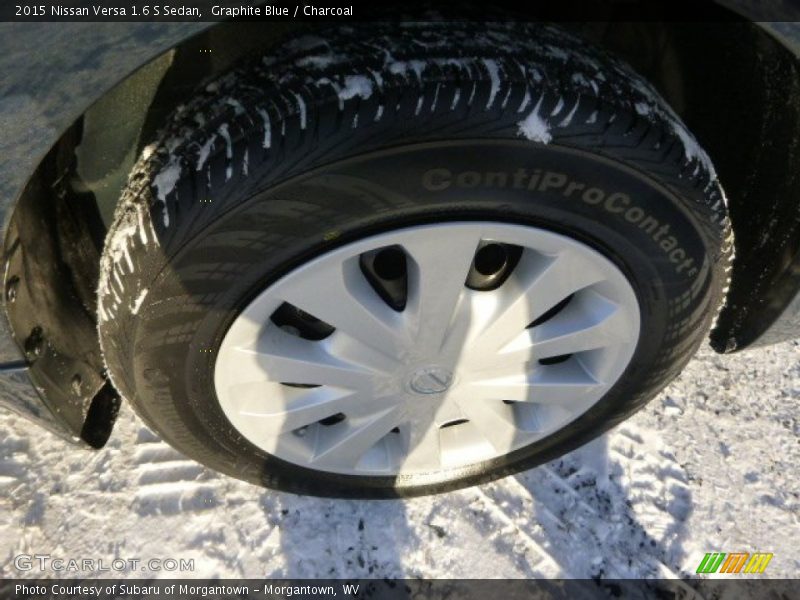 Graphite Blue / Charcoal 2015 Nissan Versa 1.6 S Sedan