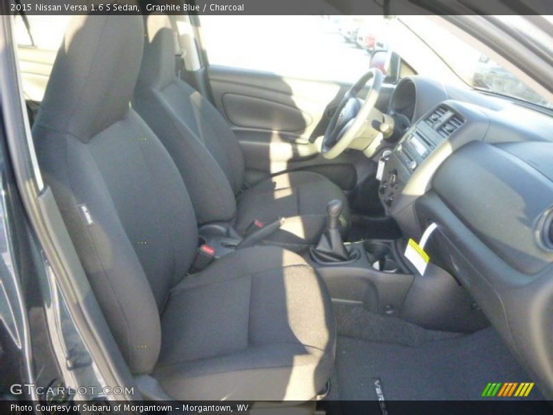 Graphite Blue / Charcoal 2015 Nissan Versa 1.6 S Sedan
