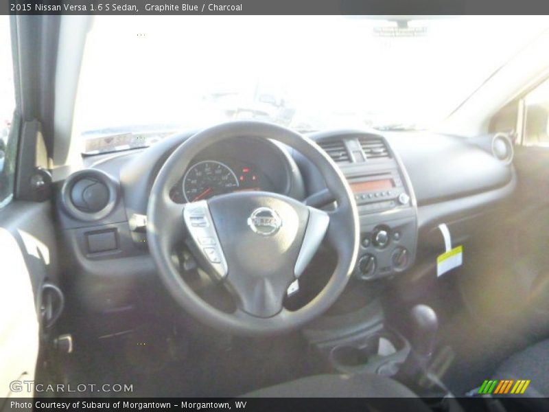 Graphite Blue / Charcoal 2015 Nissan Versa 1.6 S Sedan