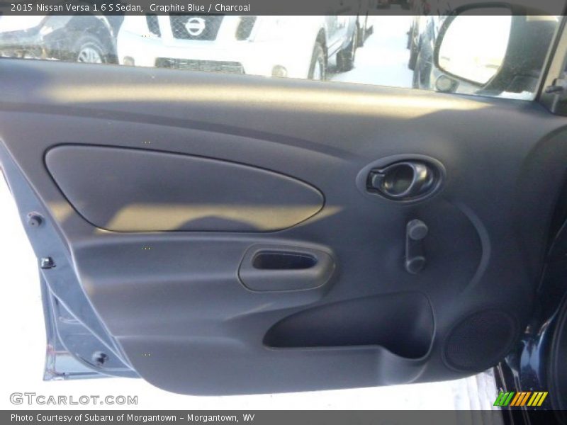 Graphite Blue / Charcoal 2015 Nissan Versa 1.6 S Sedan