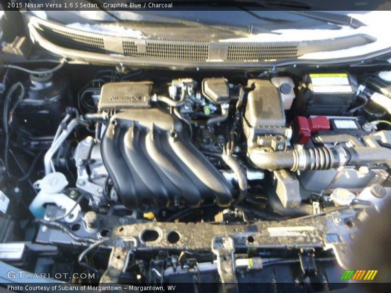 Graphite Blue / Charcoal 2015 Nissan Versa 1.6 S Sedan