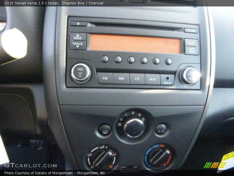 Graphite Blue / Charcoal 2015 Nissan Versa 1.6 S Sedan