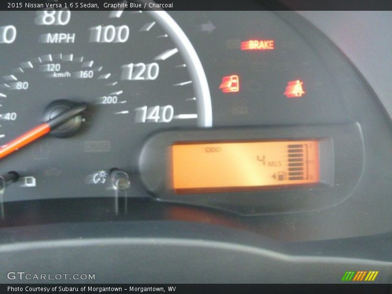 Graphite Blue / Charcoal 2015 Nissan Versa 1.6 S Sedan
