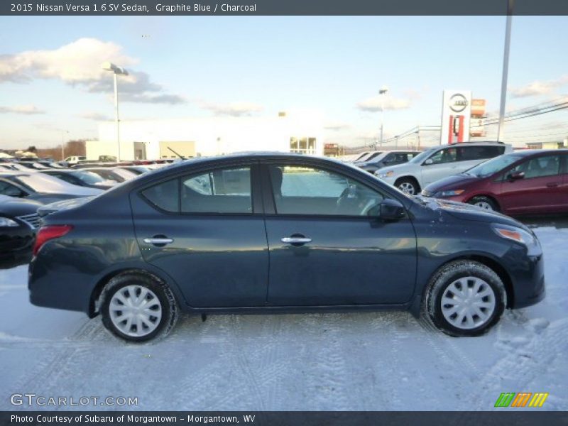 Graphite Blue / Charcoal 2015 Nissan Versa 1.6 SV Sedan