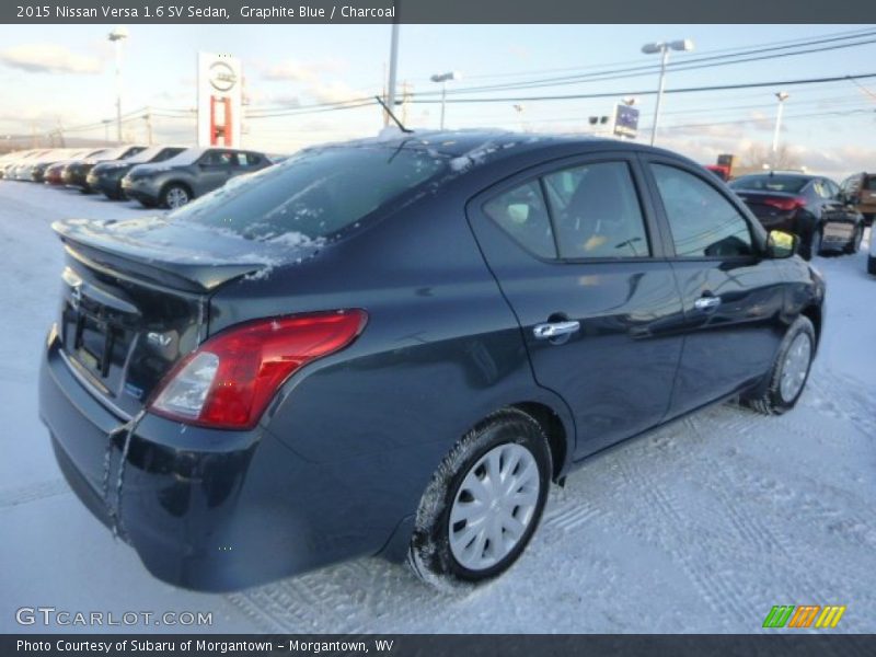 Graphite Blue / Charcoal 2015 Nissan Versa 1.6 SV Sedan