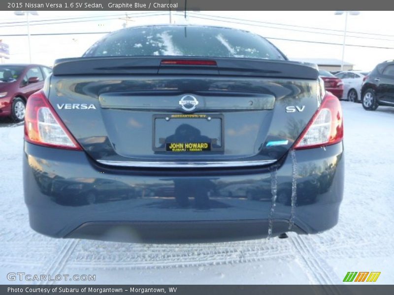 Graphite Blue / Charcoal 2015 Nissan Versa 1.6 SV Sedan
