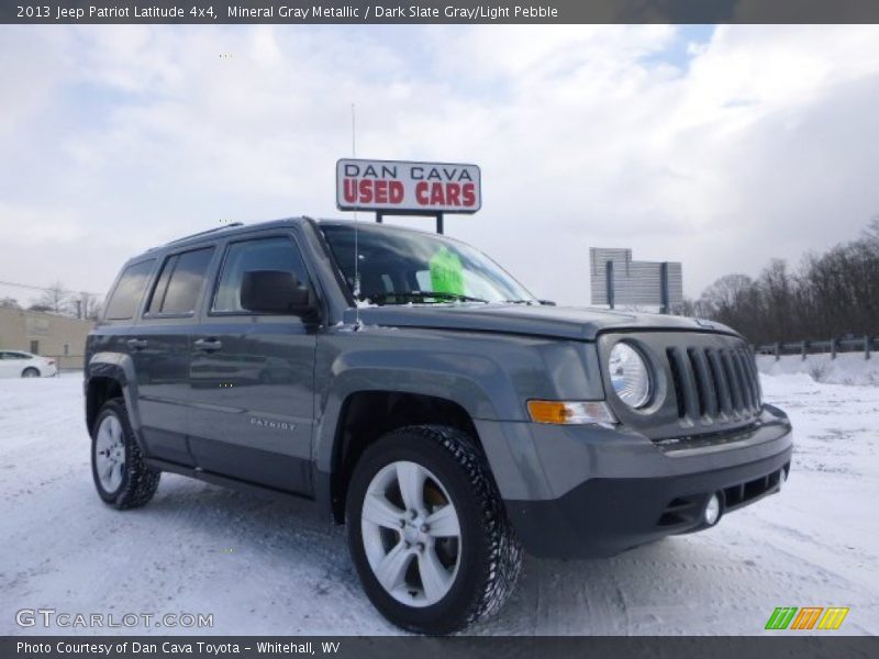 Mineral Gray Metallic / Dark Slate Gray/Light Pebble 2013 Jeep Patriot Latitude 4x4