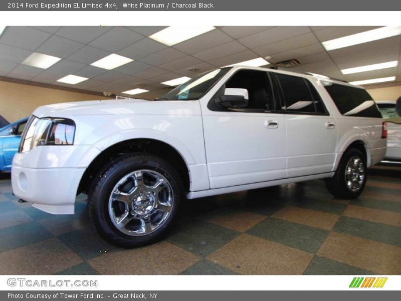 White Platinum / Charcoal Black 2014 Ford Expedition EL Limited 4x4