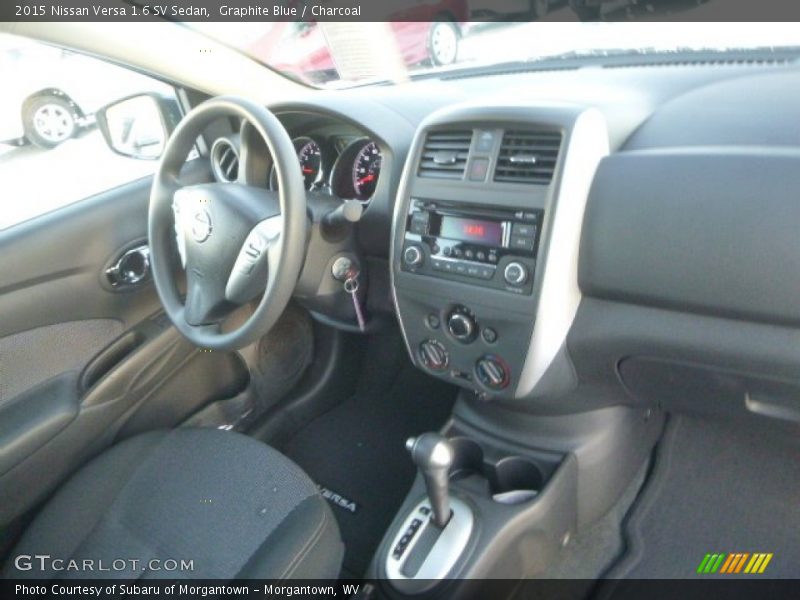 Graphite Blue / Charcoal 2015 Nissan Versa 1.6 SV Sedan