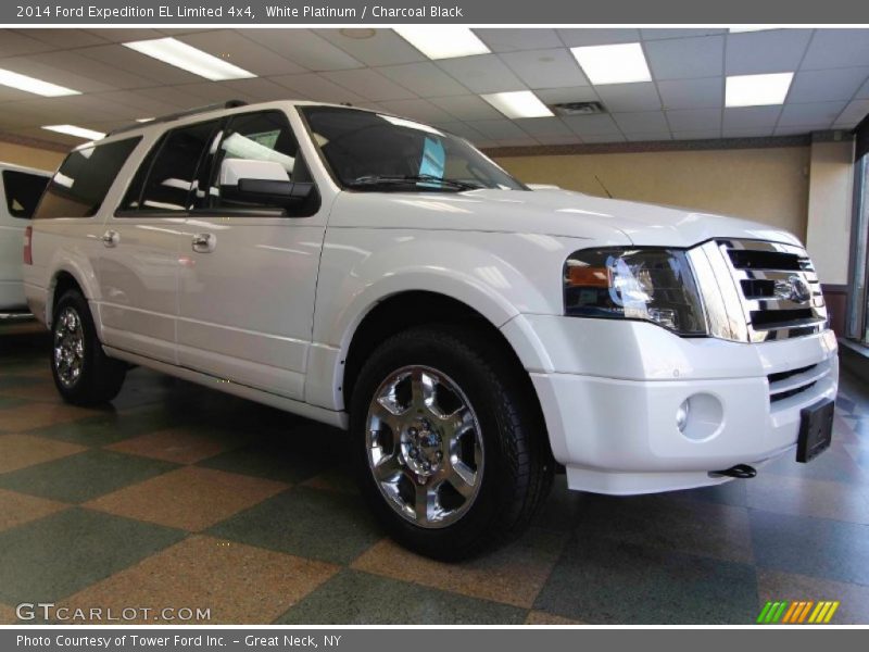 White Platinum / Charcoal Black 2014 Ford Expedition EL Limited 4x4